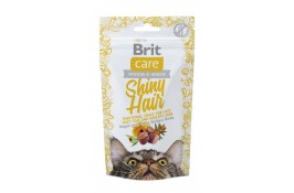 Brit Care Cat Snack Shiny Hair Ласощі з лососем для котів, 50г