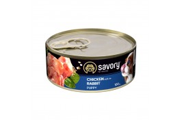 Savory Dog  All breeds Puppy с кроликом 100g