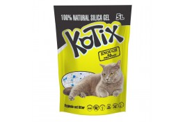 Kotix силикагелевый наполнитель для котов без аромата 5 л