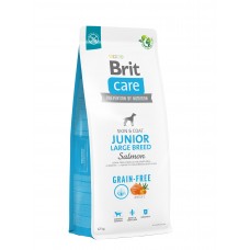 Brit Care Dog Grain-free Junior Large Breed беззерновий корм для молодих собак великих порід з лососем 12 кг