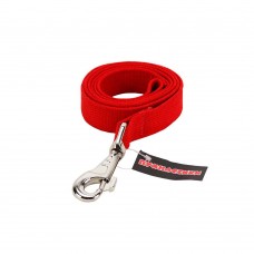 Пухнастики брезентовый поводок для собак L (красный) 1,2 м