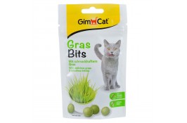 GimCat GrasBits - вітамінізовані ласощі з травою для котів 40г/65шт