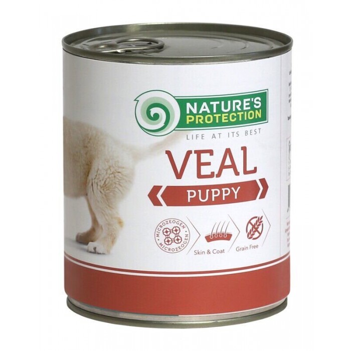 Nature's Protection Puppy Veal вологий корм для цуценят з телятиною 400 г*6шт.