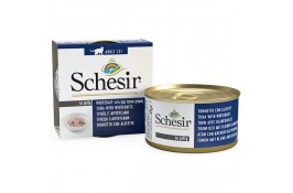 Schesir Tuna Whitebaits влажный корм для взрослых котов с тунцом и анчоусами в желе 85 г