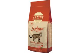 Araton Salmon Adult All Breeds сухой корм для взрослых котов с лососем 15кг