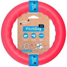 PitchDog игрушка для собак игровое кольцо (розовая) 20 см