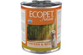 Farmina Ecopet Natural Dog Chick & Rice вологий корм для дорослих собак з куркою 300 г