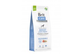 Brit Care Dog Sustainable Adult Large Breed корм для собак великих порід з куркою та комахами 12 кг