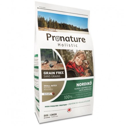 Pronature Holistic Dog Nordikо Small Bites сухий корм для собак малих порід з індичкою та ягодами 0,34 кг