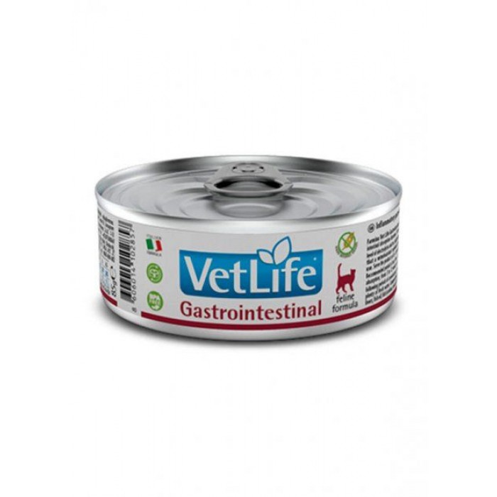 Farmina Vet Life Gastrointestinal влажный корм для кошек при заболевании желудочно-кишечного тракта 85 г