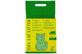 Tofu Cat Litter Aloe Vera соєвий наповнювач Тофу Хвостик для котів з ароматом алое вера 6 л