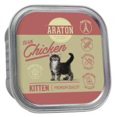 Araton Kitten with chicken влажный корм для котят с курицей 85г