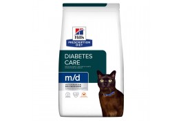 Hill's Prescription Diet m/d сухой корм для кошек с курицей при сахарном диабете 1,5 кг