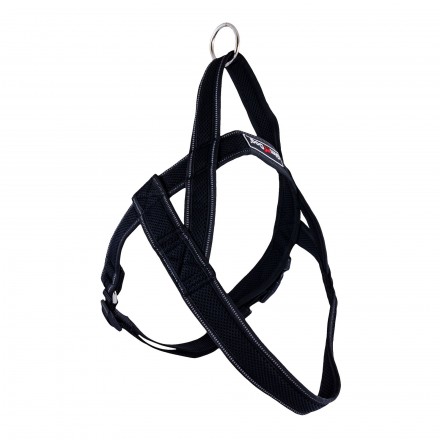 GimDog Alfresco Y шлея для собак великих та гігантських порід (чорна) L-XL