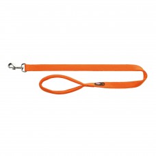 Trixie Premium поводок с неопреновой подкладкой для собак средних и крупных пород цвета папайя размер: M-L 1м/20мм