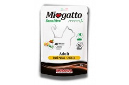 Morando Miogatto Sensitive Monoprotein влажный корм для кошек с курицей 85г*24шт
