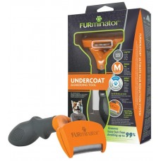 FURminator Long Hair фурминатор для собак средних пород с длинной шерстью размер M