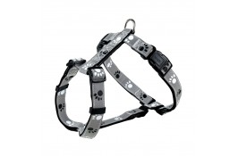 Trixie Silver Reflect шлея для собак средних и крупных пород светоотражающая (серая) M-L 50-75см/25мм