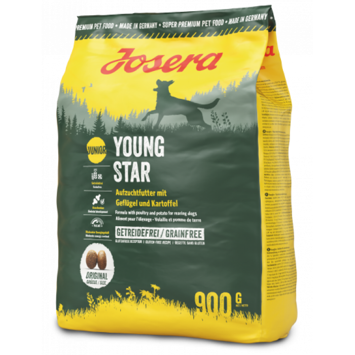 Josera YoungStar сухий корм для цуценят з птицею 0,9 кг