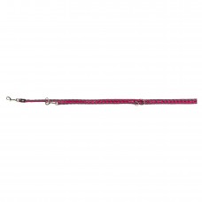 Trixie Cavo поводок-перестежка для собак мини и средних пород цвета фуксия/графит размер: S-M 2м/12мм