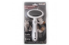AnimAll Groom пуходерка для животных размер М (серая)