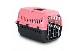 Bergamo Gipsy 1 Small Corall переноска с металлической дверцей для кошек и собак до 6 кг (коралл)
