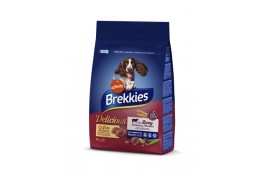 Brekkies Dog Delice Meat сухой корм для собак всех пород с говядиной 3 кг
