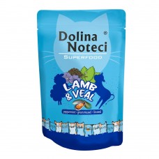 Dolina Noteci Superfood влажный корм с ягненком и телятиной для кошек 85 г