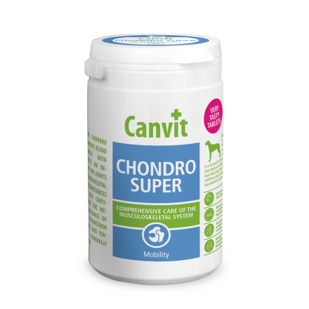 Canvit Chondro Super комплексный препарат для регенерации суставов у собак более 20 кг (230 табл.)