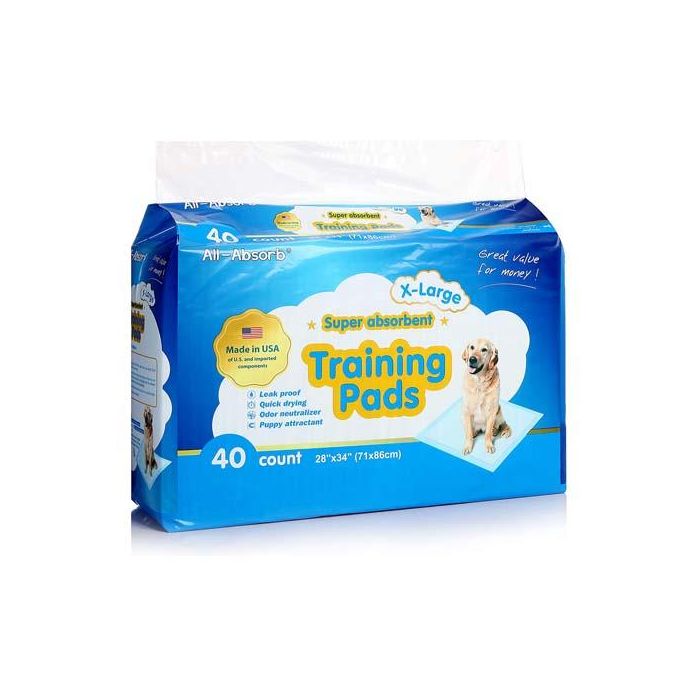 All-Absorb Super Absorbent Training Pads Regular пеленки для собак 71х86 см 40 шт