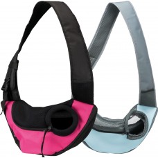 Trixie Sling Front Bag сумка-переноска для котов и собак розовая/черная 50х25х18 см