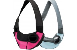 Trixie Sling Front Bag сумка-переноска для котов и собак розовая/черная 50х25х18 см