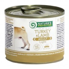 Nature's Protection Adult Light Turkey & Lamb вологий корм для собак з індичкою та ягням 200 г* 6шт.