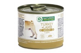 Nature's Protection Adult Light Turkey & Lamb влажный корм для собак с индейкой и ягненком 200 г* 6шт.