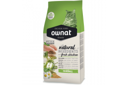 Ownat Classic Hairball сухой корм для выведения шерсти у котов с курицей 4 кг