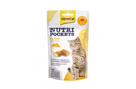 GimCat Nutri Pockets Cheese - подушечки з сиром і таурином для котів 60г  
