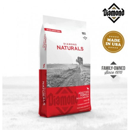 Diamond Naturals Adult Dog Lamb & Rice сухой корм для собак с ягненком и рисом 7,5 кг
