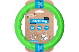 PitchDog игрушка для собак игровое кольцо (салатовая) 17 см