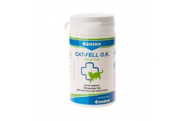 Canina Cat-Fell O.K. витамины для котов с проблемами кожи и шерсти 50 г/100 таб.
