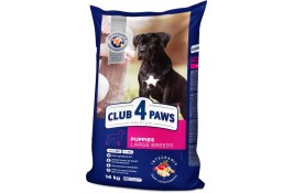 Club 4 Paws Adult Premium сухой корм для щенков крупных пород с курицей 14 кг