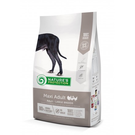 Nature's Protection Maxi Adult Large Breeds для собак великих порід з птицею 12 кг
