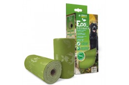 Croci ECO Dog Bags пакеты для уборки за собаками (зеленые) 4 рулона х 15 шт.