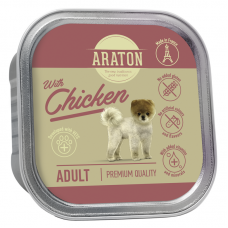 ARATON Adult with chicken вологий корм для дорослих собак з куркою 150 г