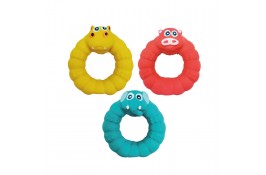 Croci Animals игрушка для собак кольцо "Зверюшки" с пищалкой 9 см