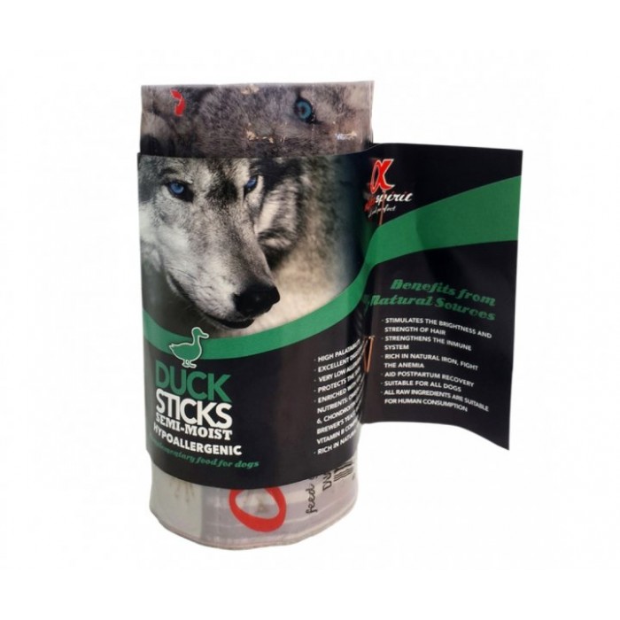 Alpha Spirit Dog Sticks Duck напіввологі ласощі для собак з качки 16*10г (палички)