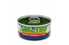 Farmina N&D Grain Free Prime Chicken Kitten беззерновой влажный корм для котят с курицей и гранатом 70 г
