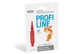 ProVet Profiline противопаразитарные капли для кошек свыше 4 кг (1 пипетка - 1 мл)