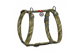 Collar WAUDOG Nylon Н-подібна шлея "Мілітарі" з QR-паспортом для собак S