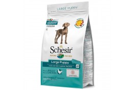 SCHESIR DOG LARGE PUPPY сухой корм для щенков больших пород с курицей 3 кг