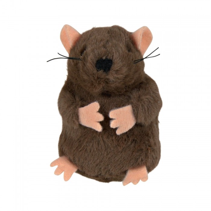 Trixie игрушка для кошек Крот плюшевый 5 см